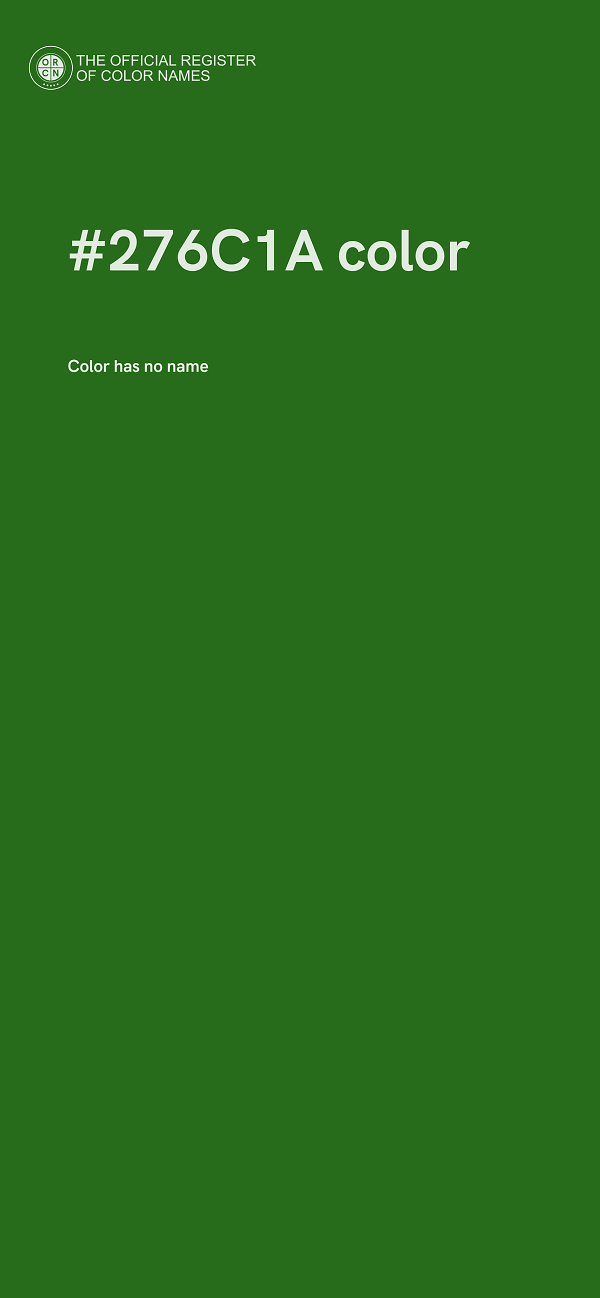 #276C1A color image