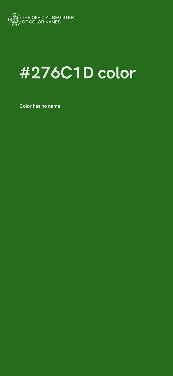 #276C1D color image