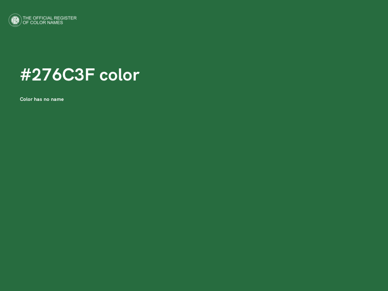 #276C3F color image