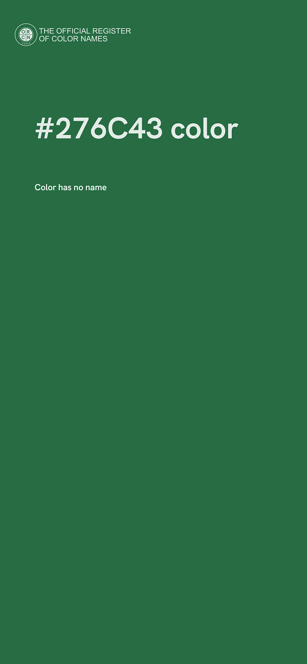 #276C43 color image