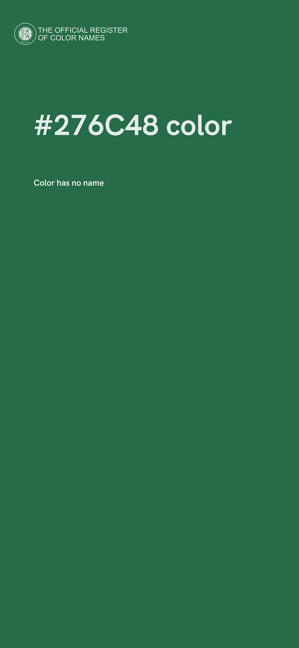 #276C48 color image