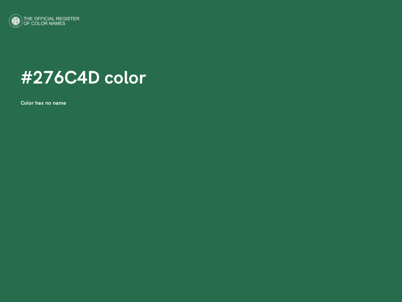 #276C4D color image