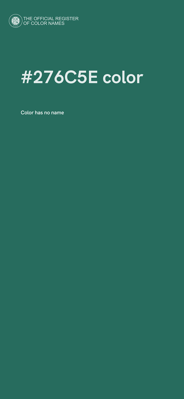 #276C5E color image