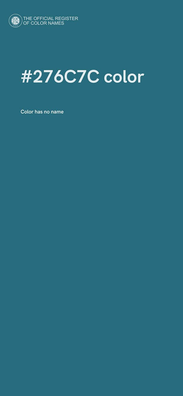 #276C7C color image