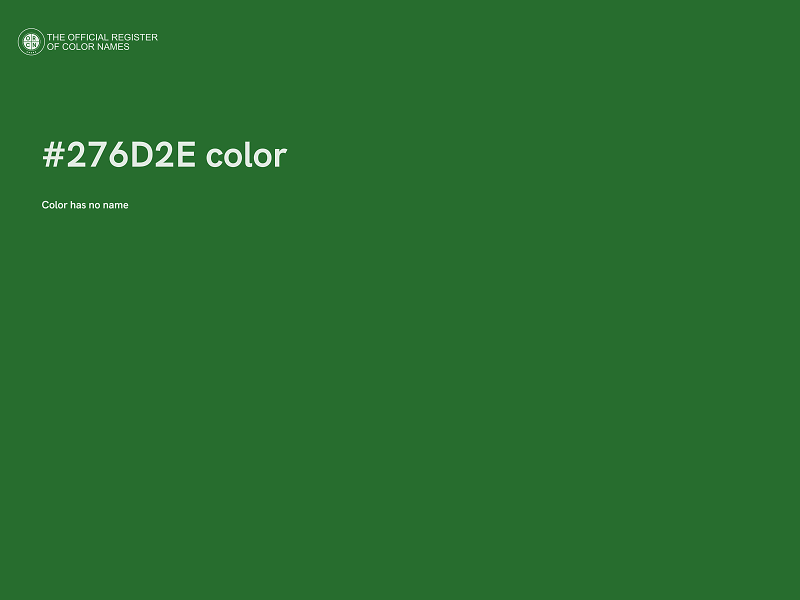 #276D2E color image