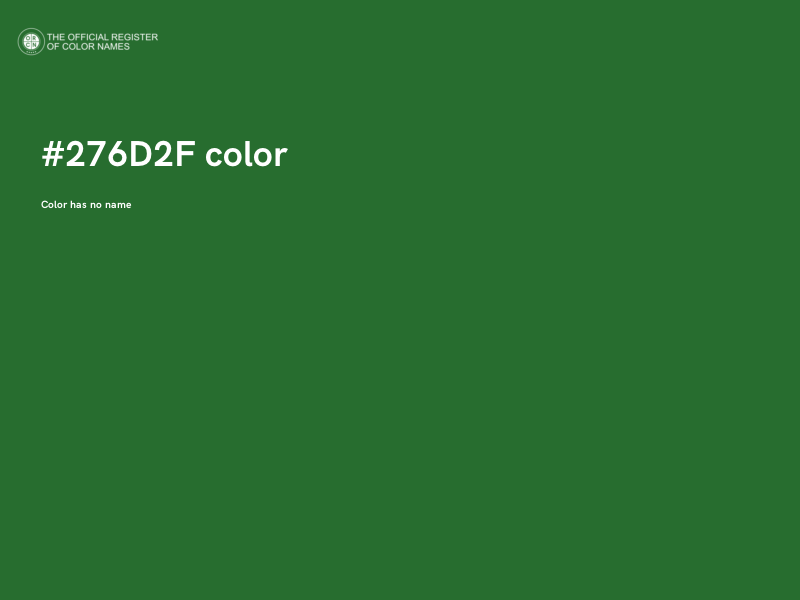 #276D2F color image
