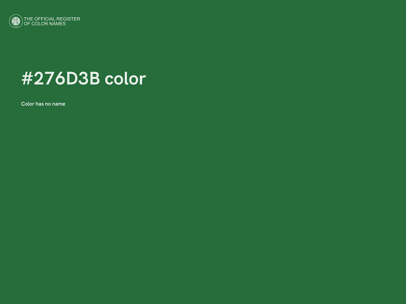 #276D3B color image