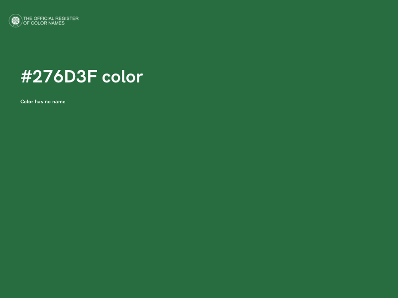 #276D3F color image