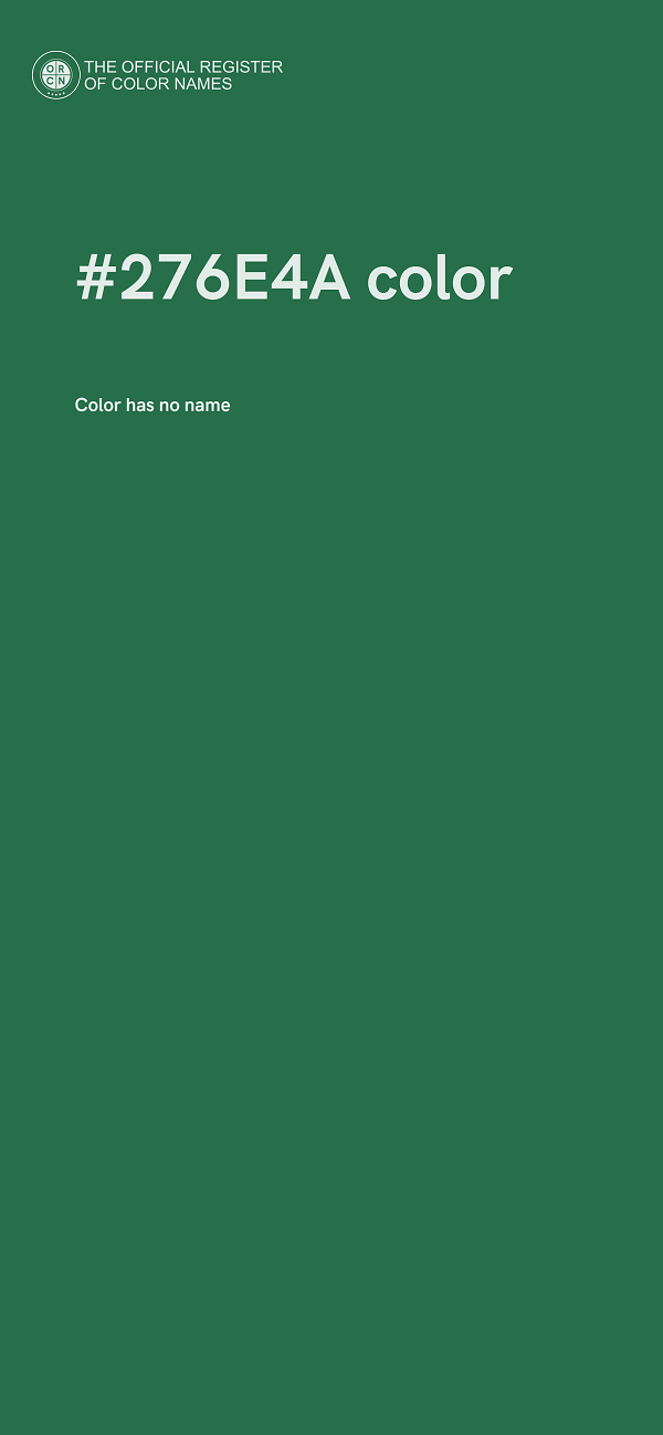 #276E4A color image