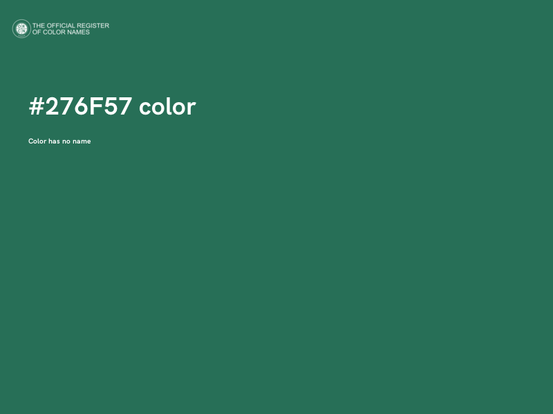 #276F57 color image