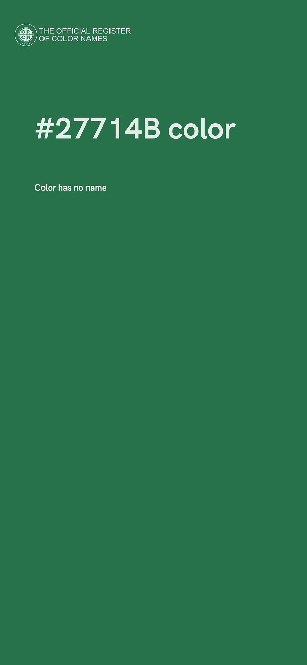 #27714B color image