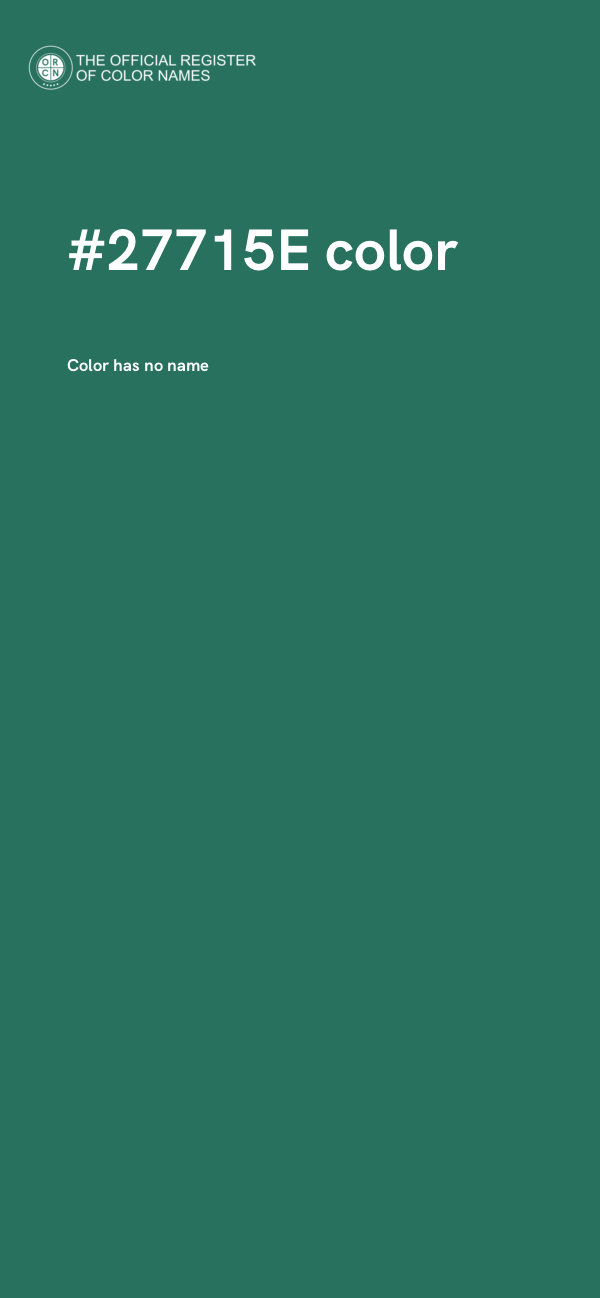 #27715E color image