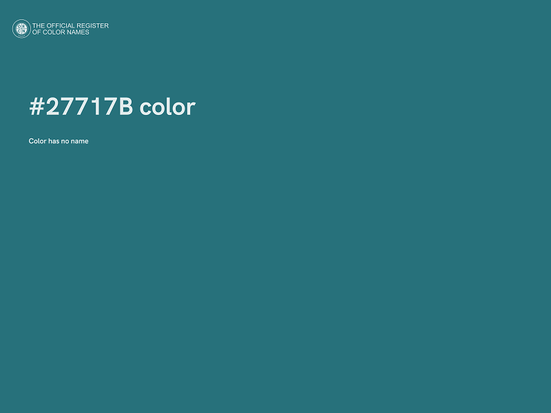 #27717B color image