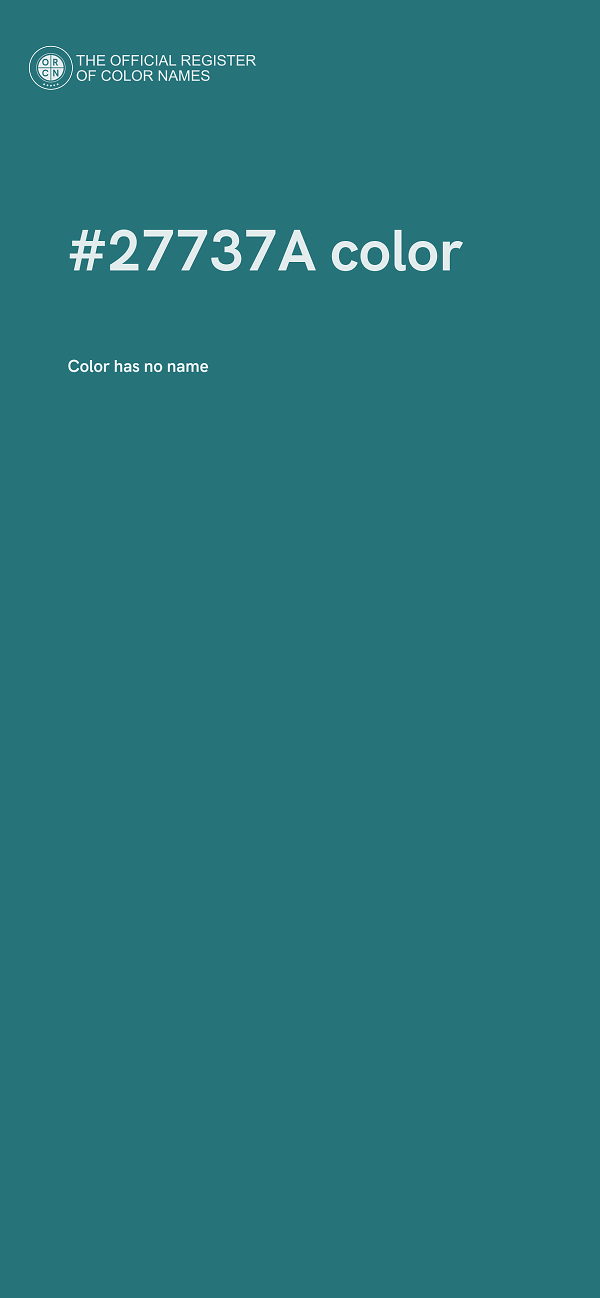 #27737A color image