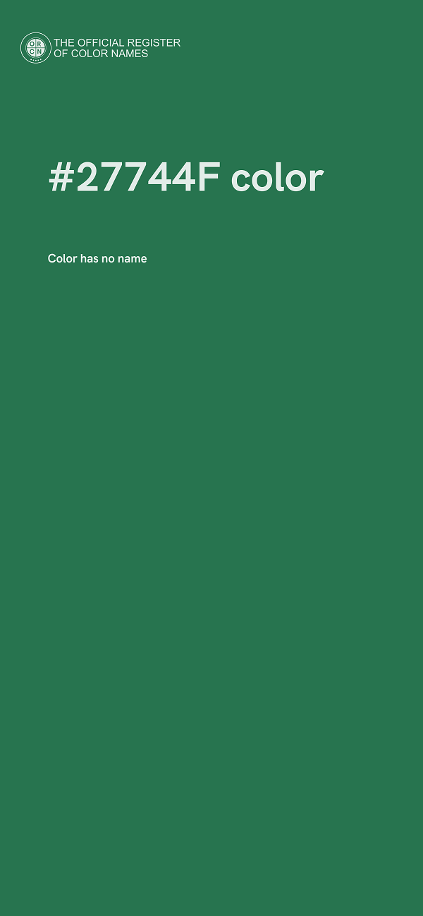 #27744F color image