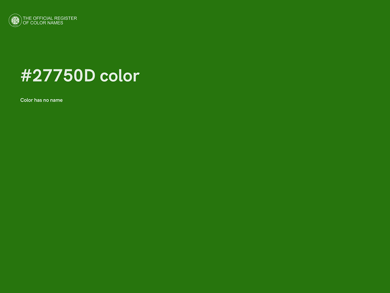 #27750D color image