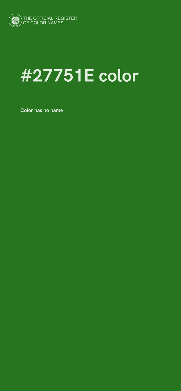 #27751E color image