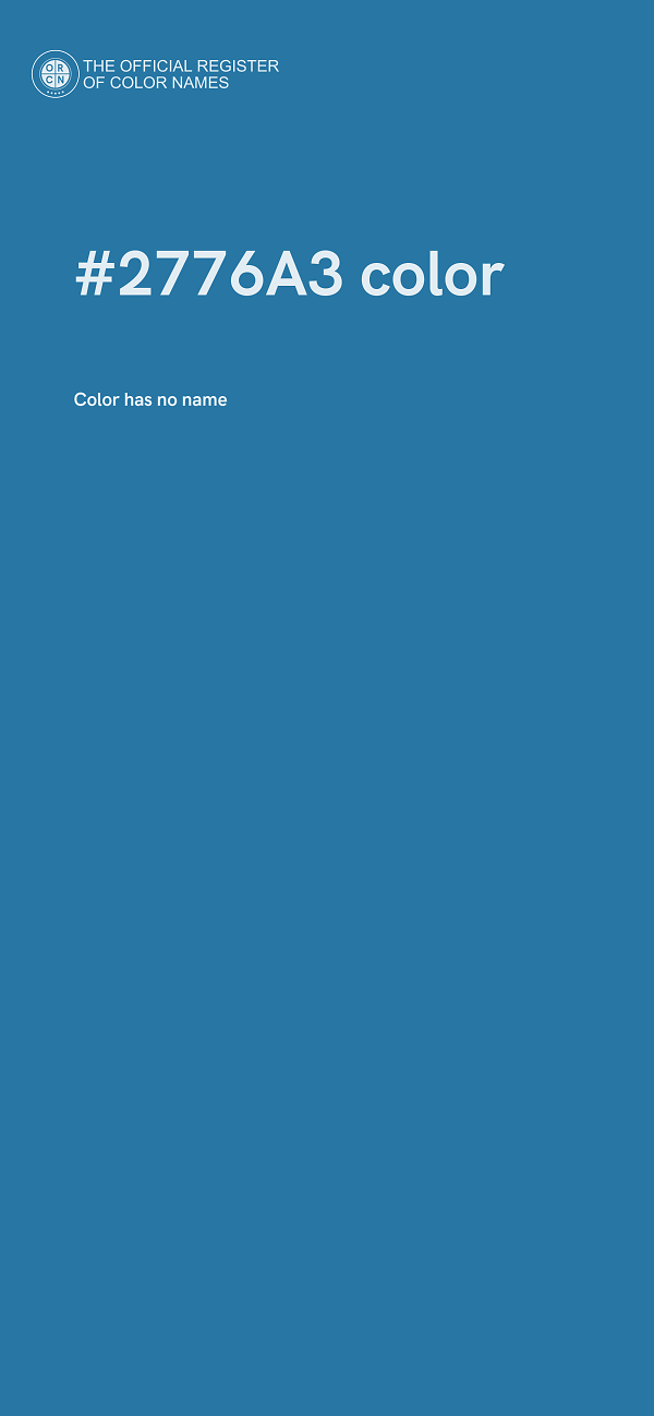 #2776A3 color image