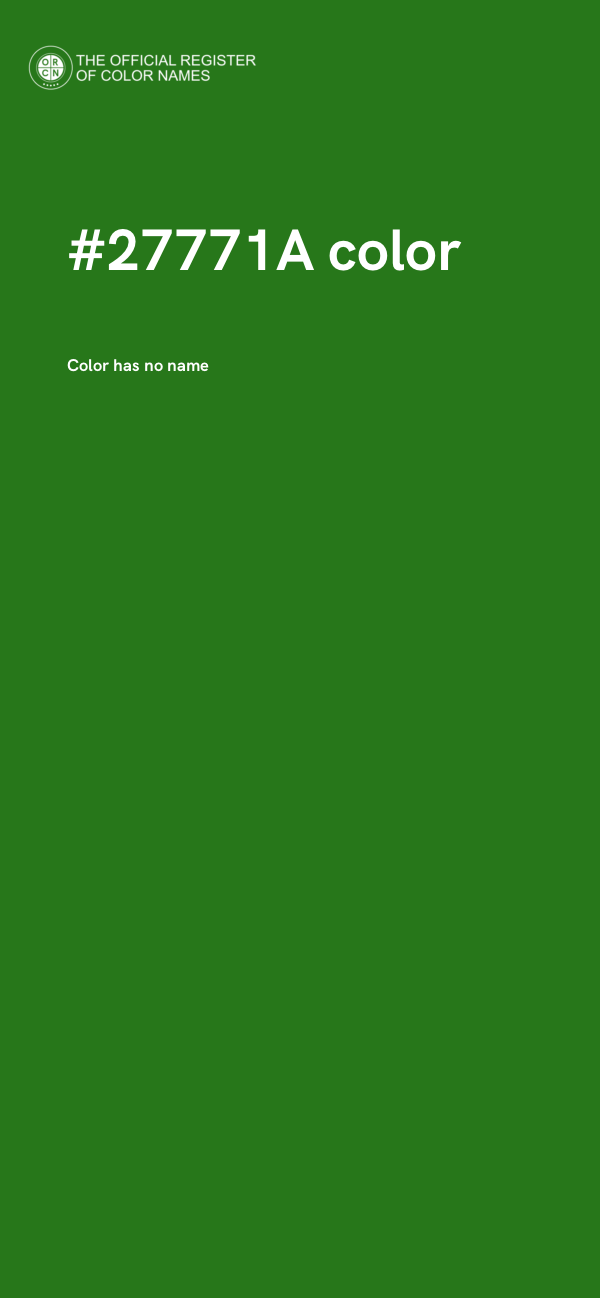 #27771A color image