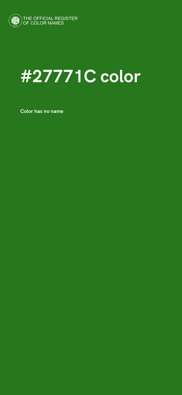 #27771C color image