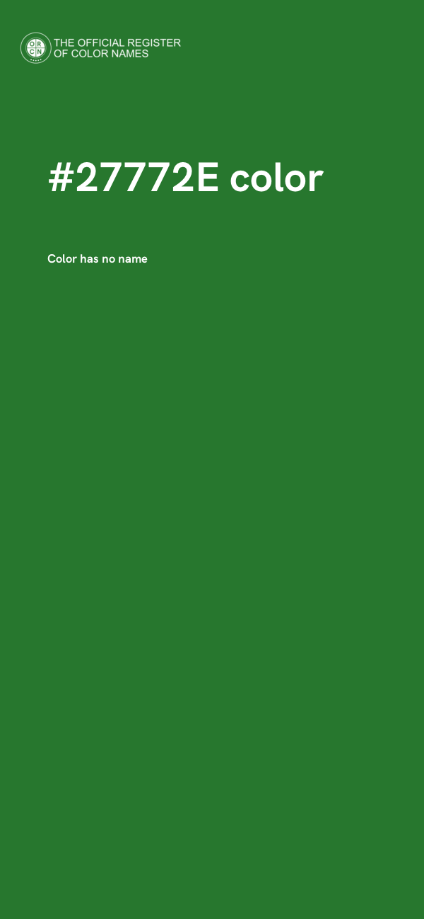 #27772E color image