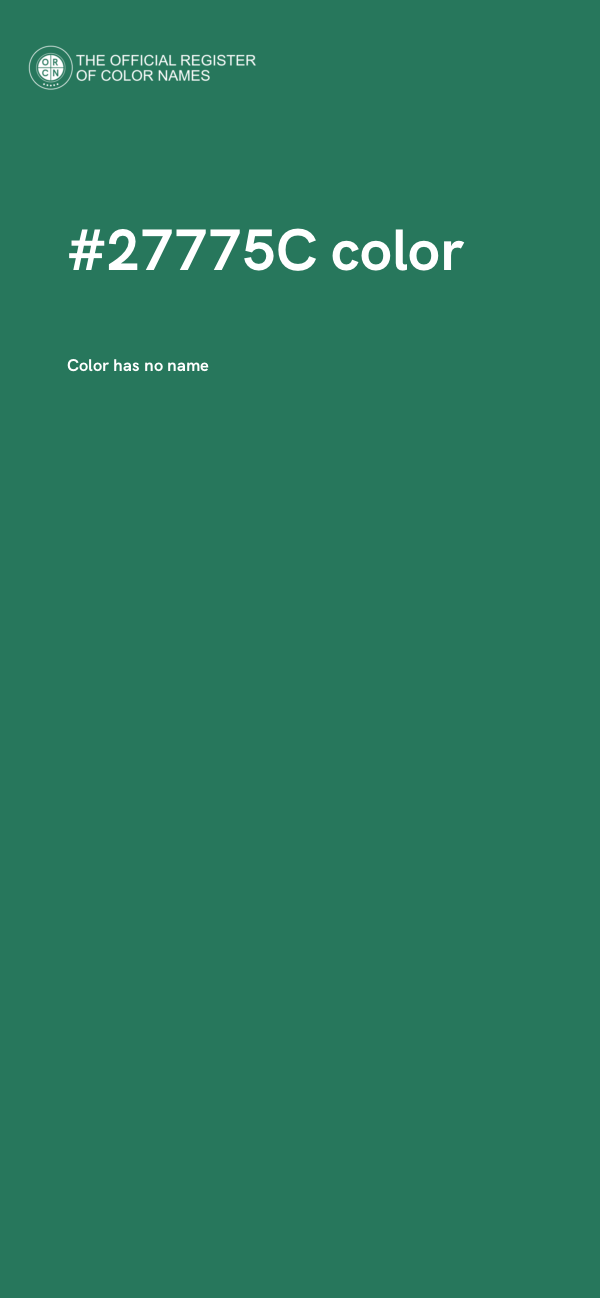 #27775C color image