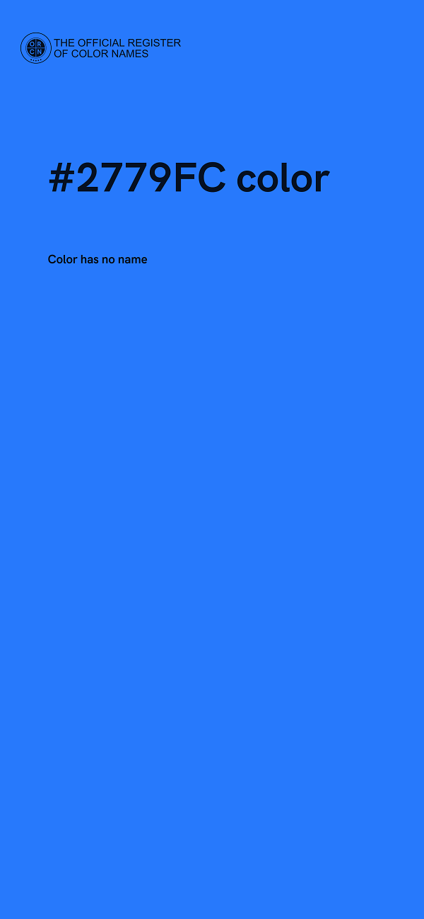 #2779FC color image
