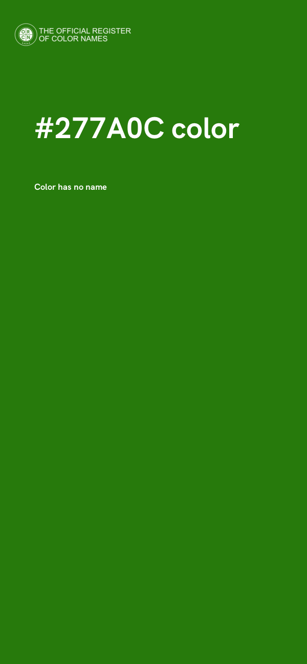 #277A0C color image