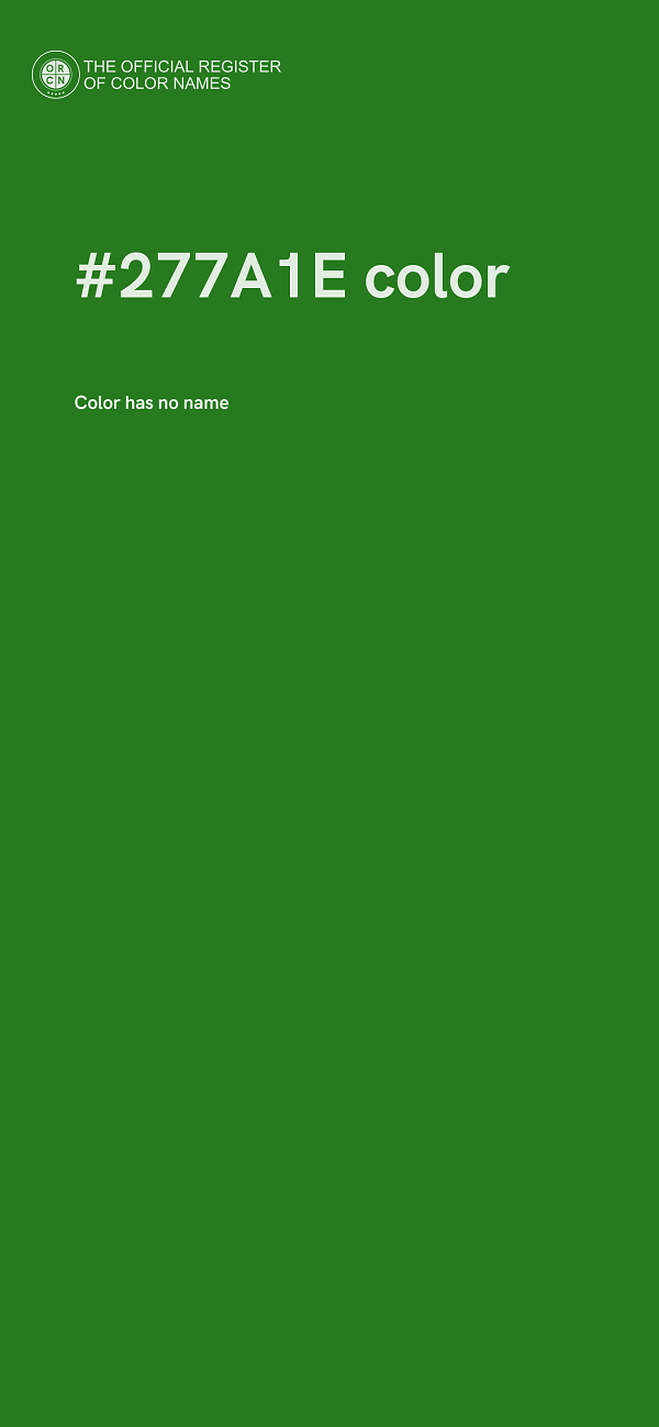 #277A1E color image