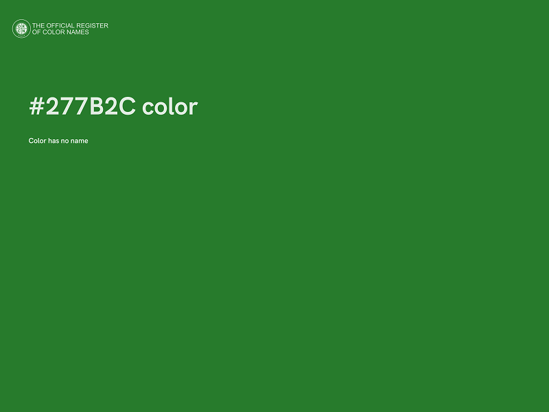 #277B2C color image