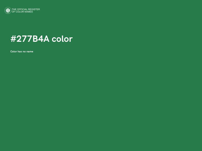 #277B4A color image