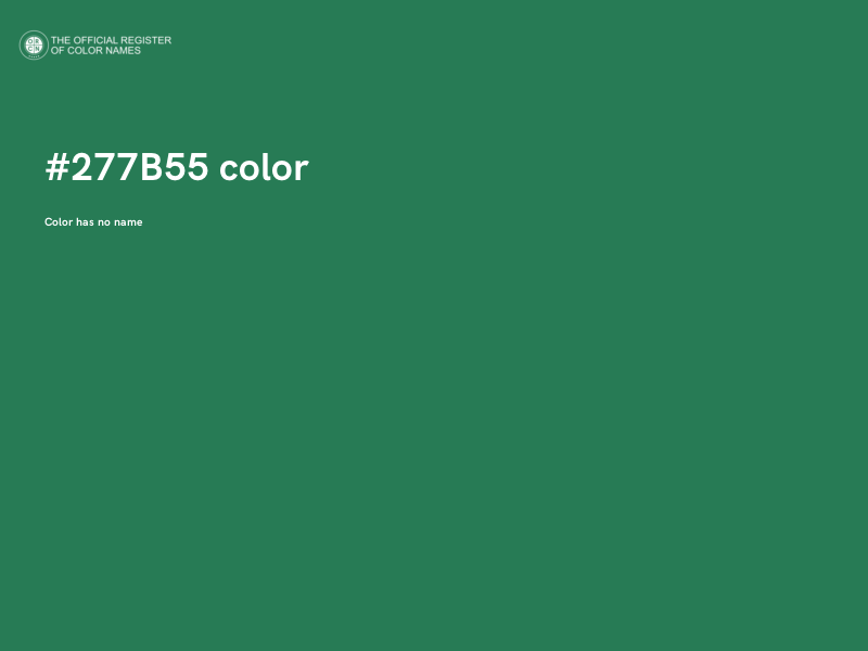#277B55 color image