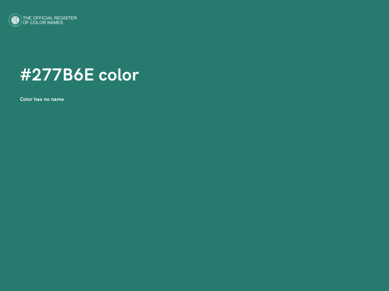 #277B6E color image
