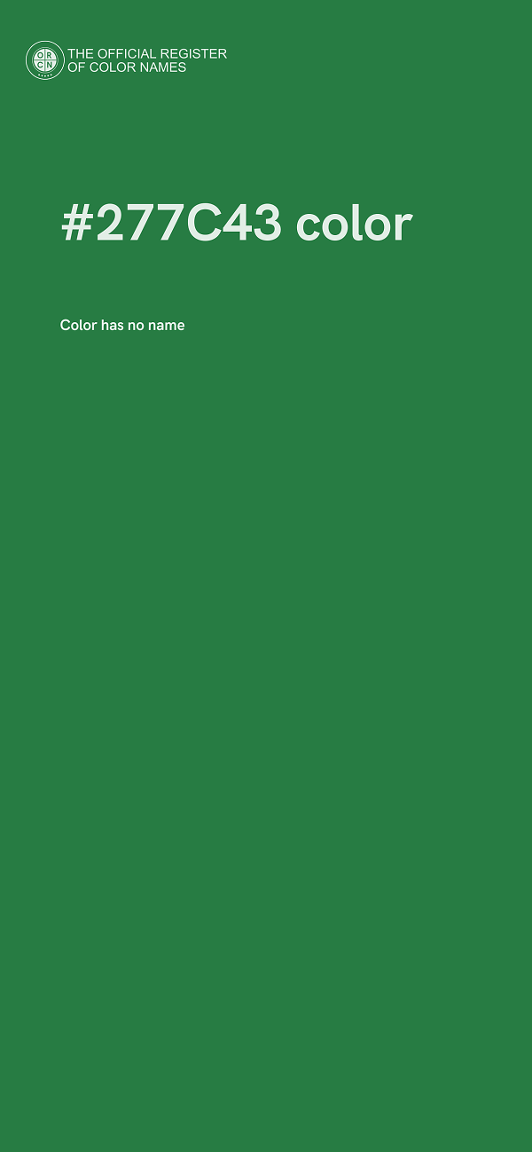 #277C43 color image