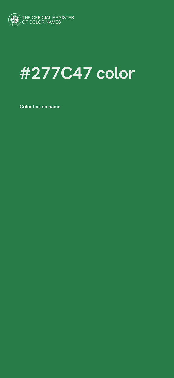 #277C47 color image