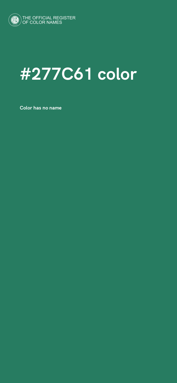 #277C61 color image
