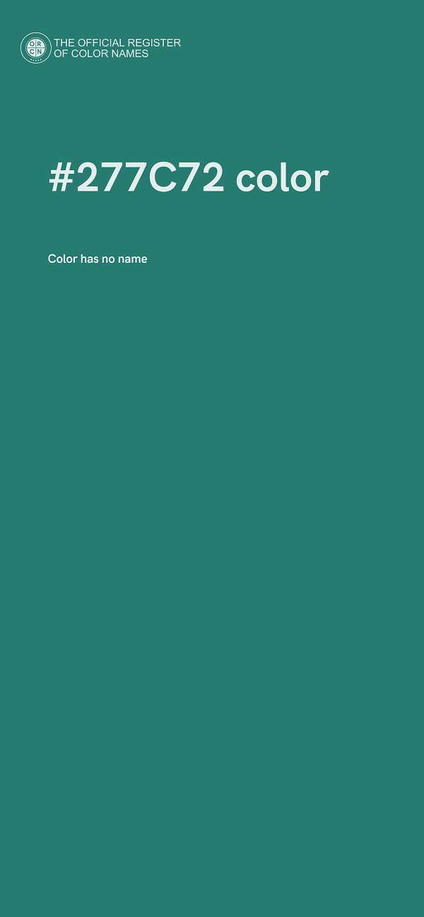 #277C72 color image