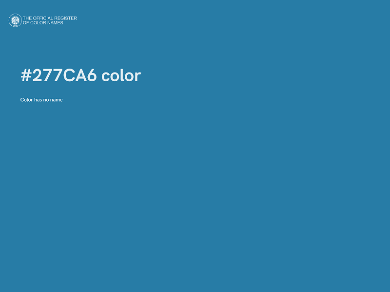 #277CA6 color image