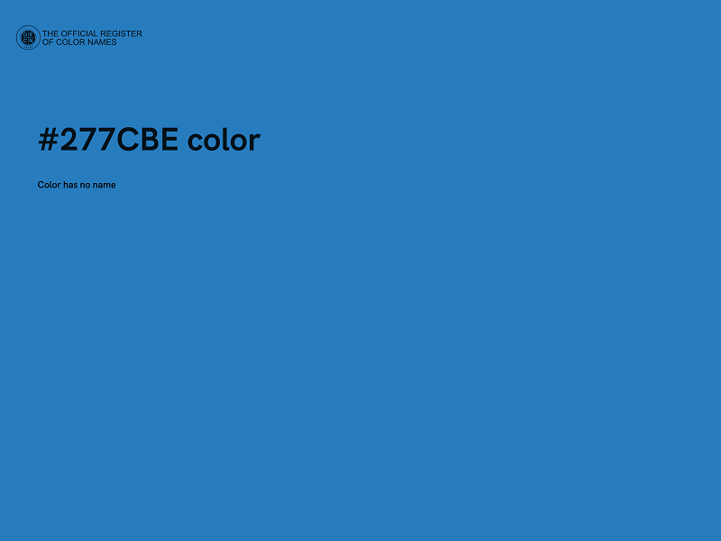 #277CBE color image