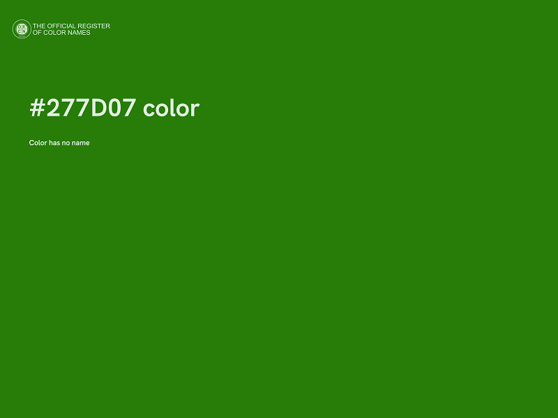 #277D07 color image