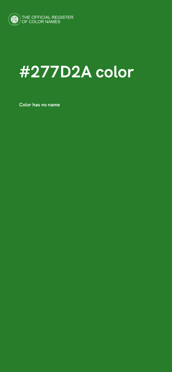 #277D2A color image
