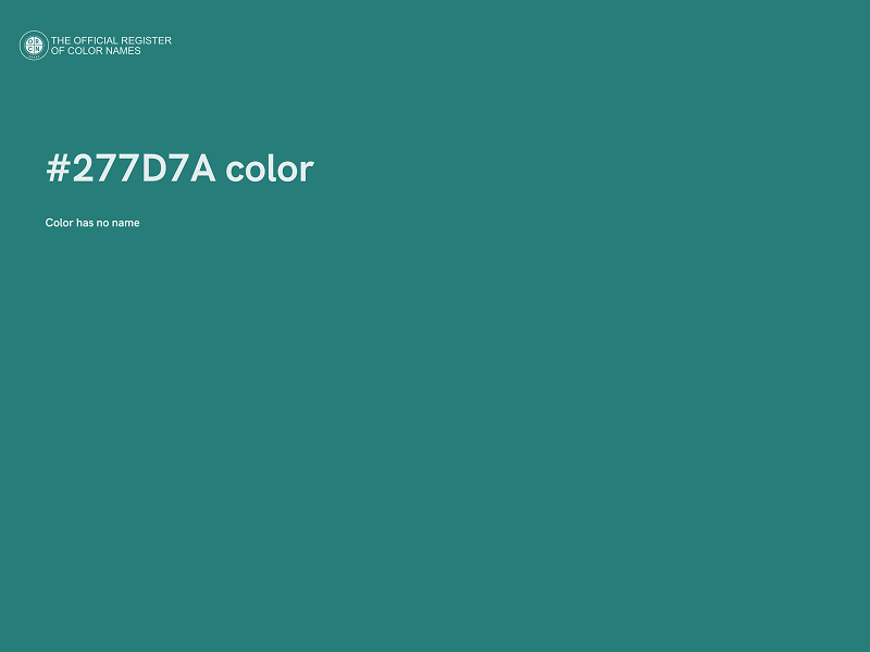 #277D7A color image