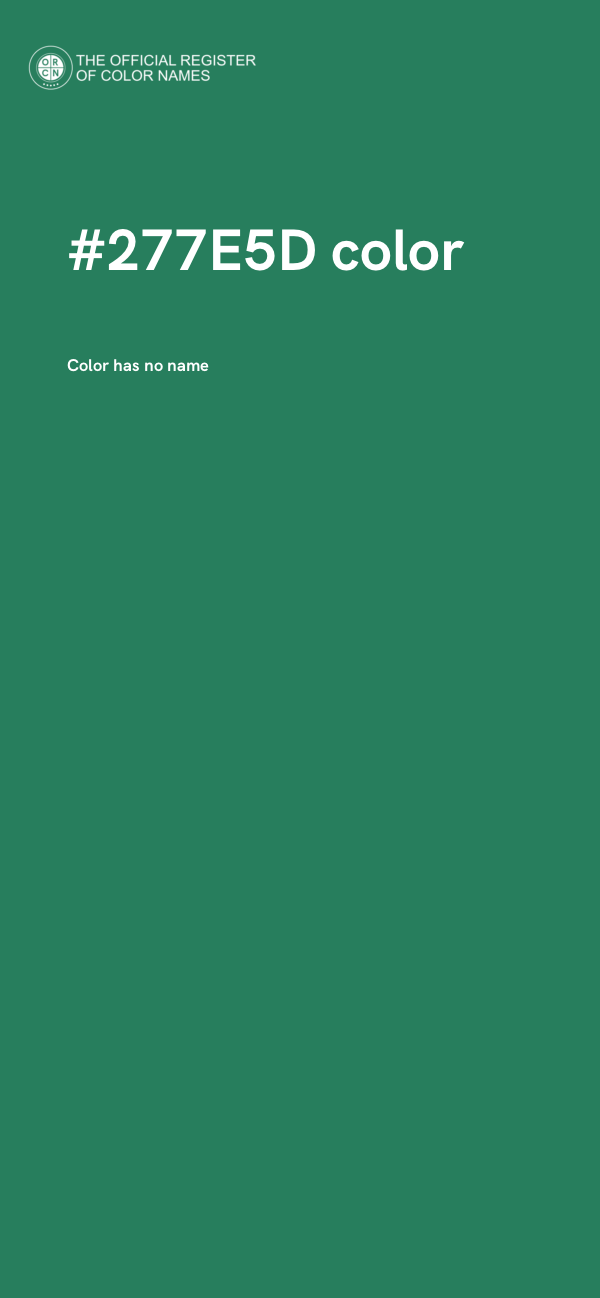 #277E5D color image