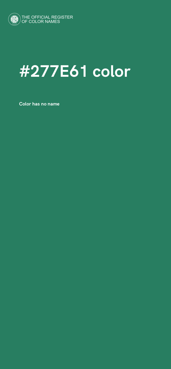 #277E61 color image