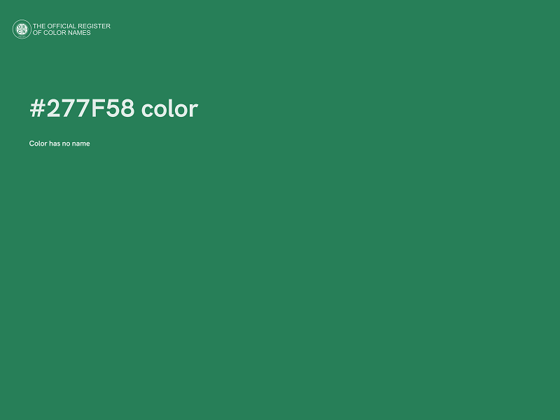 #277F58 color image