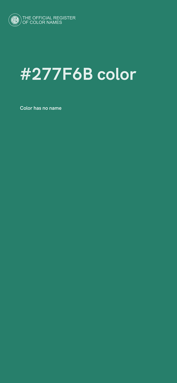 #277F6B color image