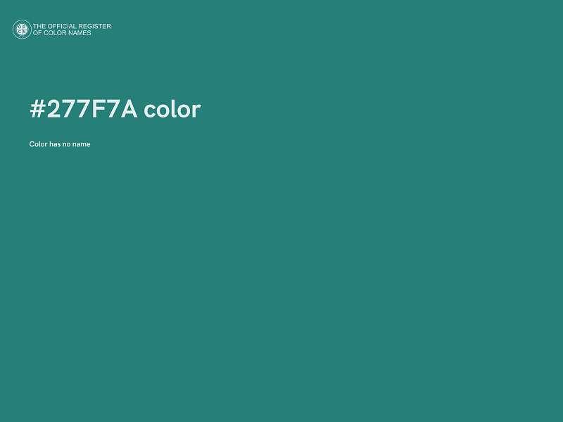 #277F7A color image