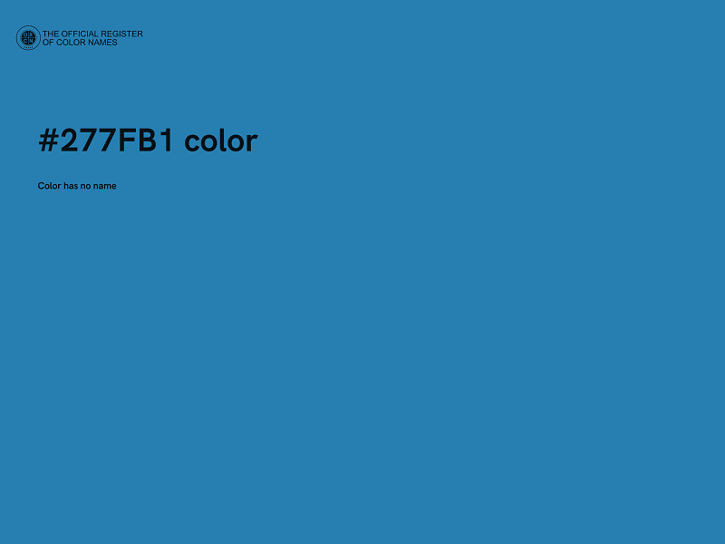 #277FB1 color image