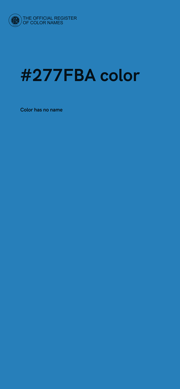 #277FBA color image