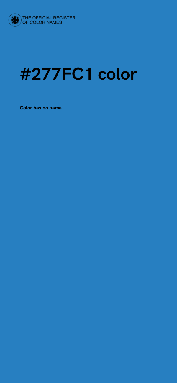 #277FC1 color image